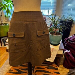 LOFT Olive Green Skirt